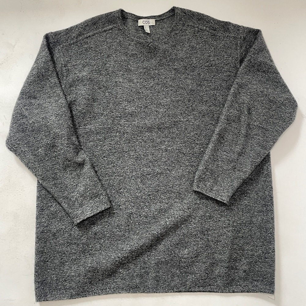 COS Grey Oversized Sweater Dress